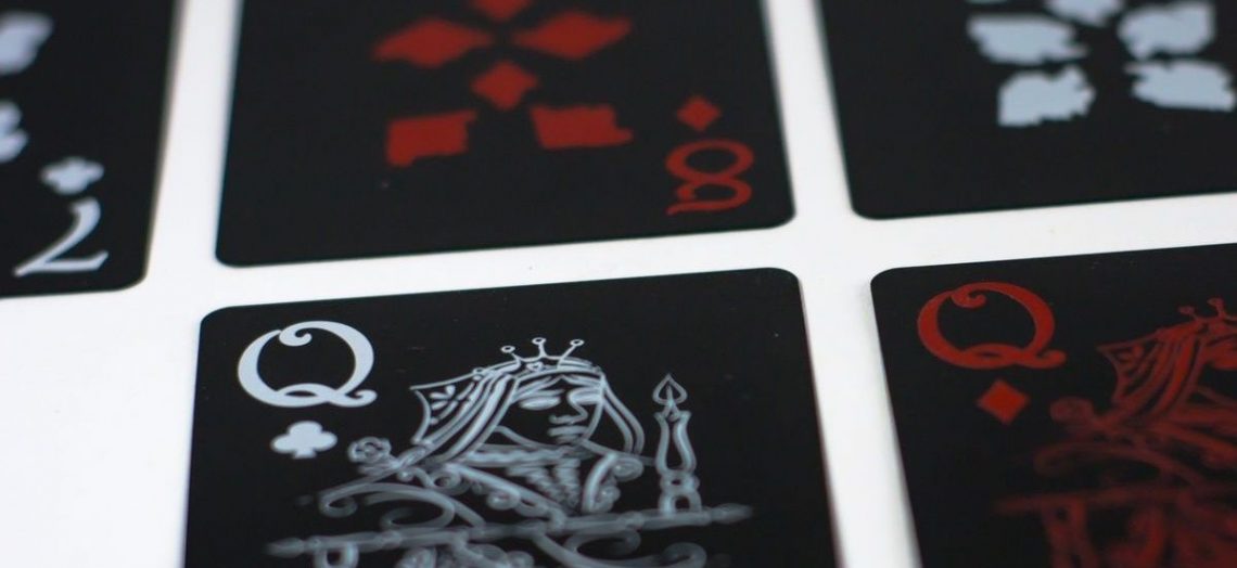 close up poker cards